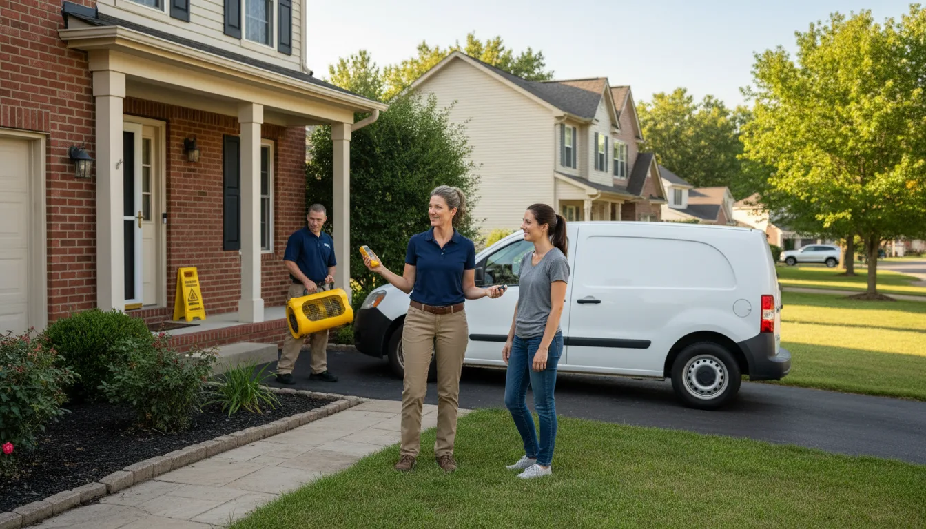 Water restoration image for Emergency Water Damage Restoration in Saint Albans, MO